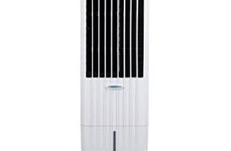 Symphony Diet 12T Personal Tower Air Cooler for Home with Honeycomb Pad, Powerful Blower, i-Pure Technology and Low Power Consumption (12L, White)
