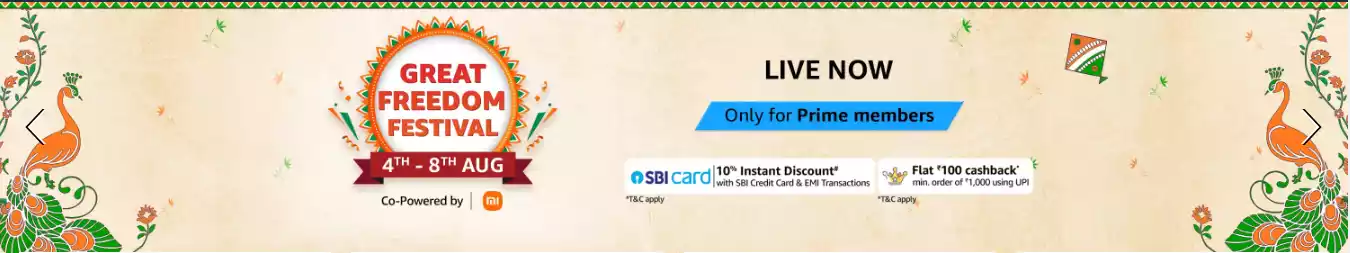 Amazon Great Freedom Festival 2023