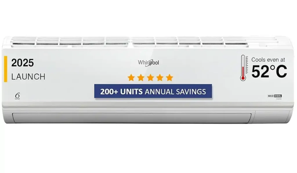 Whirlpool 1.5 Ton 5‌ Star, Magicool Inverter Split AC